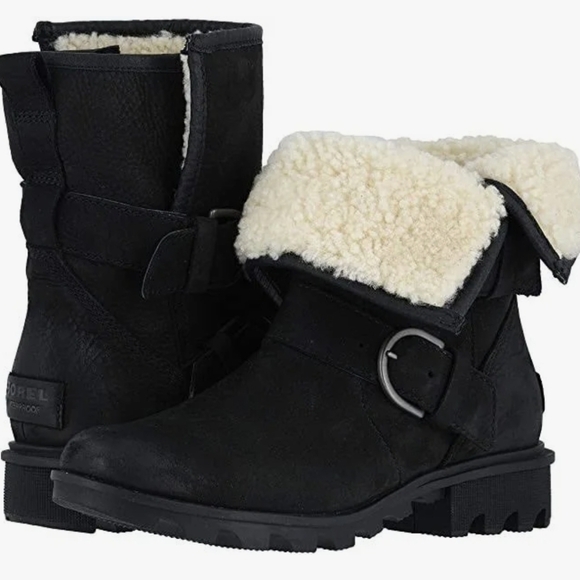 SOREL- WATERPROOF MOTO LEATHER BOOTS - Picture 12 of 12